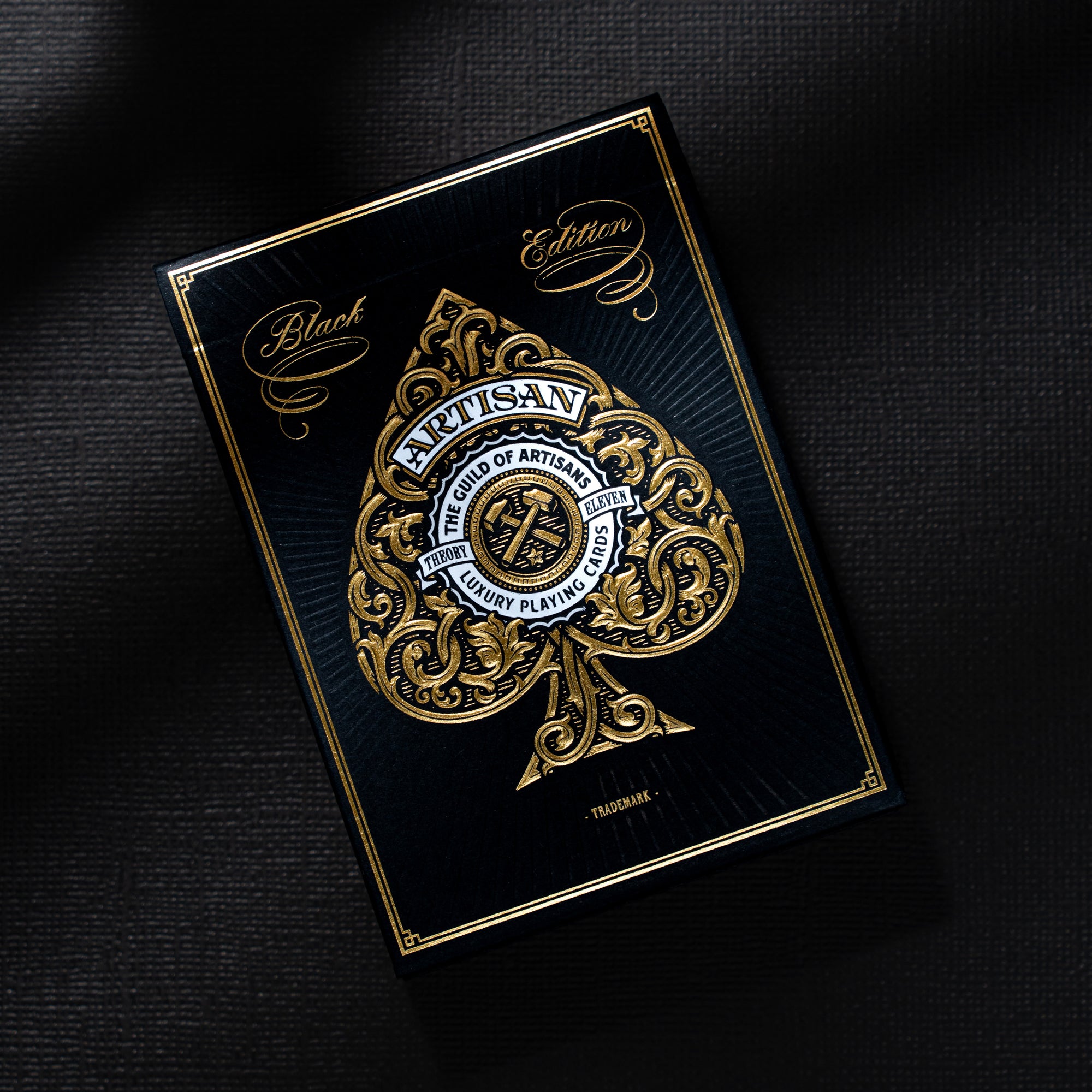 Artisan Playing Cards: Black & Gold Luxury Card Deck | theory11 | theory11 Artisan Playing Cards: Black & Gold Luxury Card Deck | theory11 | theory11