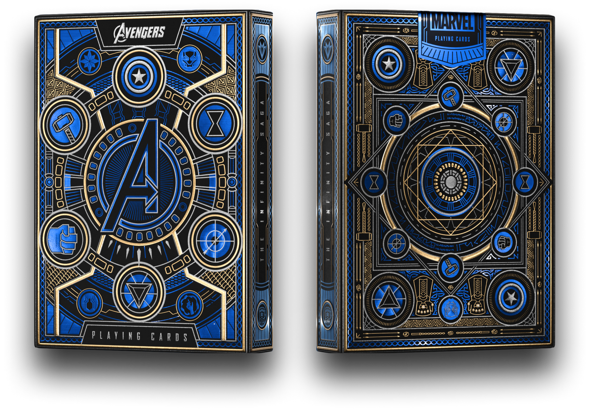 Avengers Infinity Saga Playing Cards - Blue – Cutting Edge Online Store