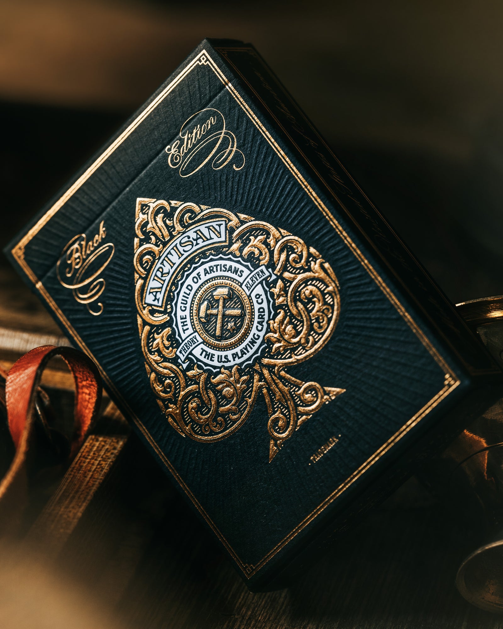 Artisan Playing Cards: Black Gold Luxury Card Deck theory11