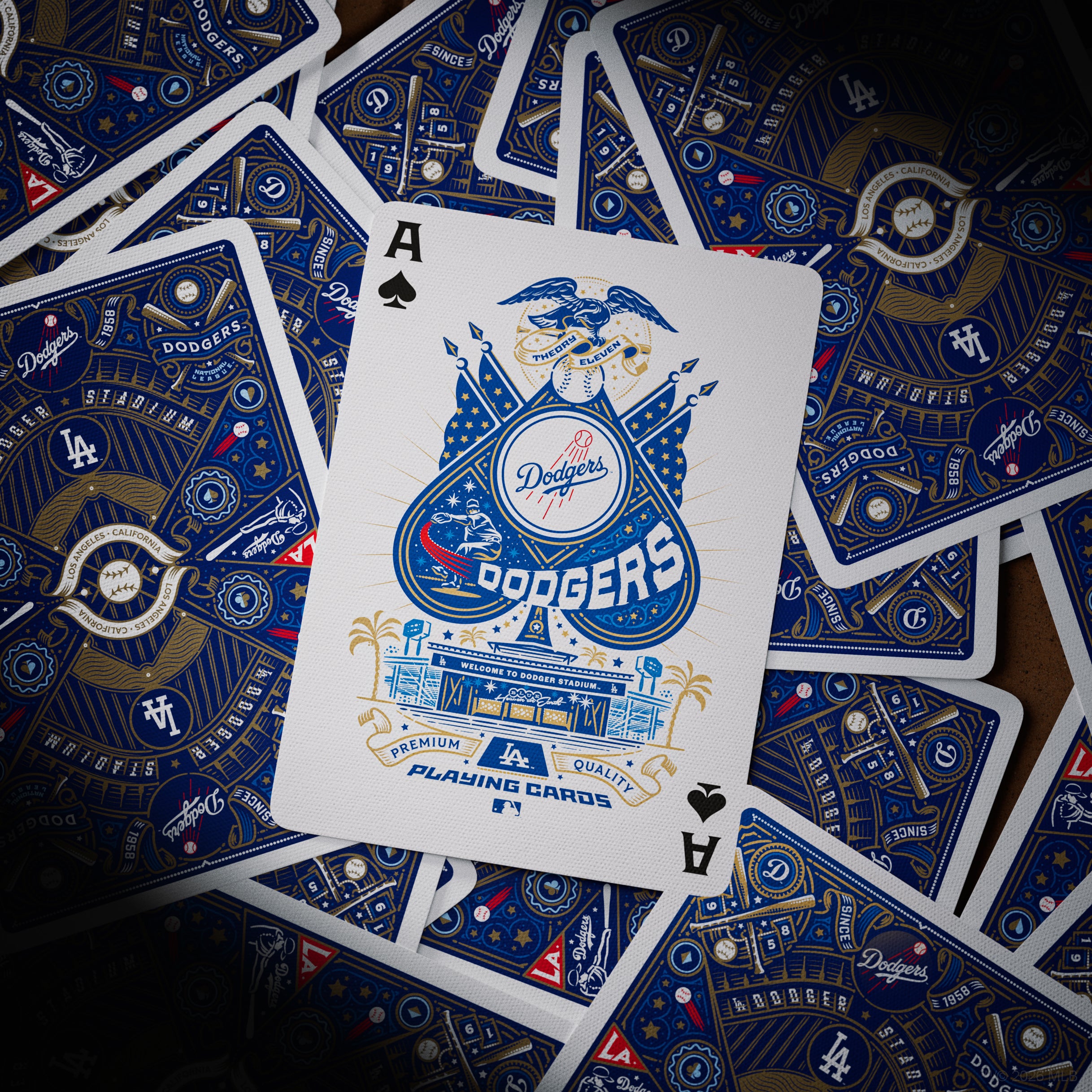 Los Angeles Dodgers Playing Cards | theory11