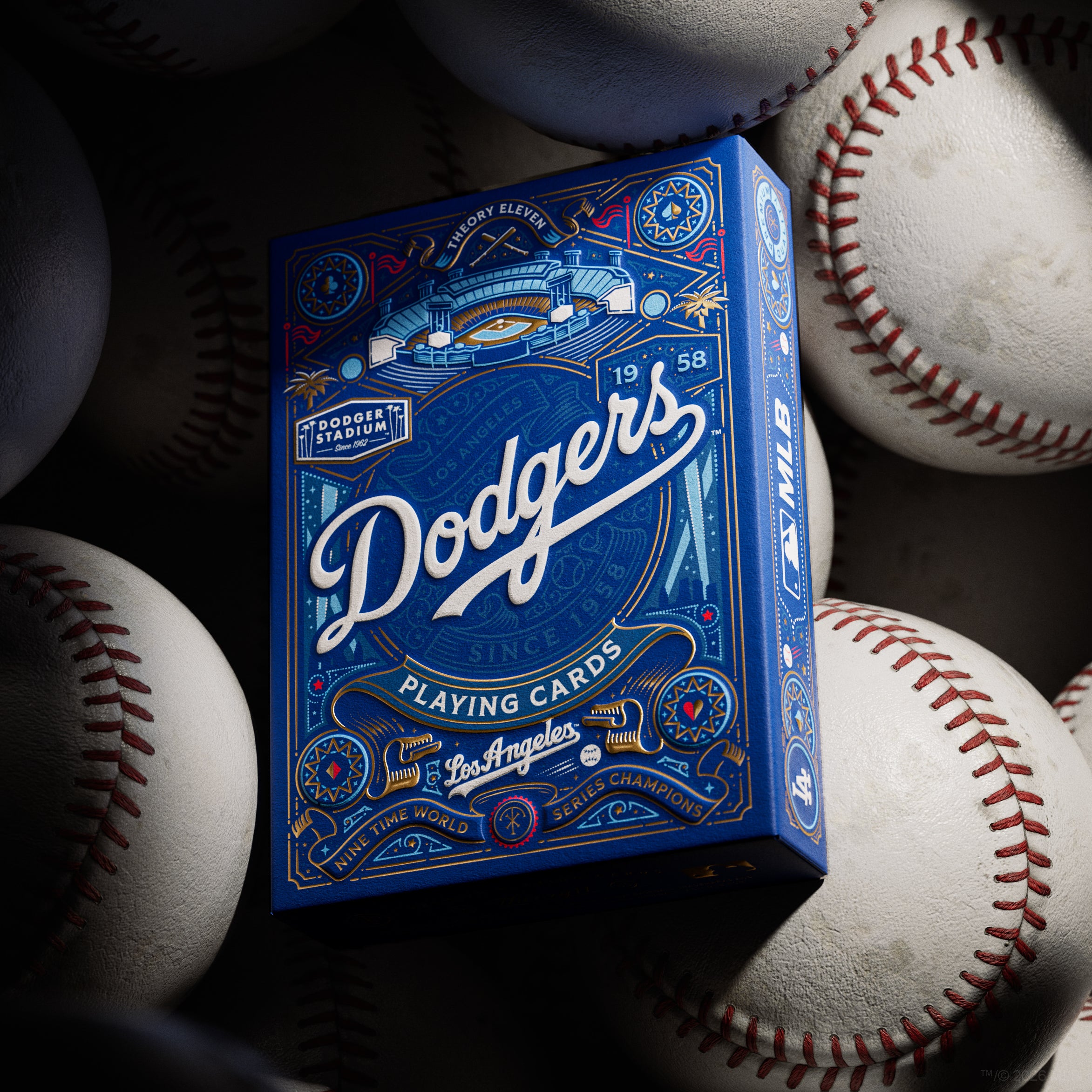 Los Angeles Dodgers Playing Cards | theory11