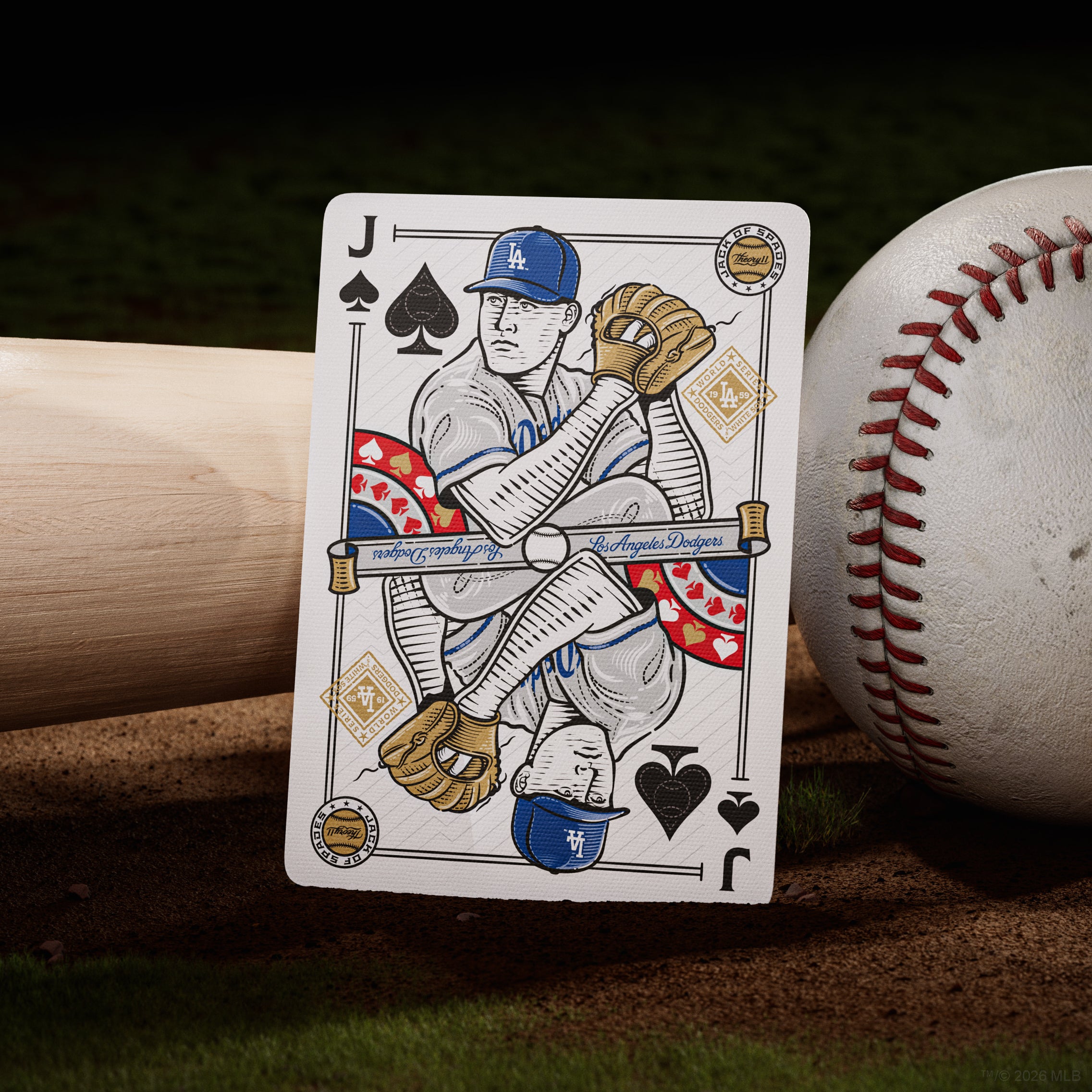 Los Angeles Dodgers Playing Cards | theory11