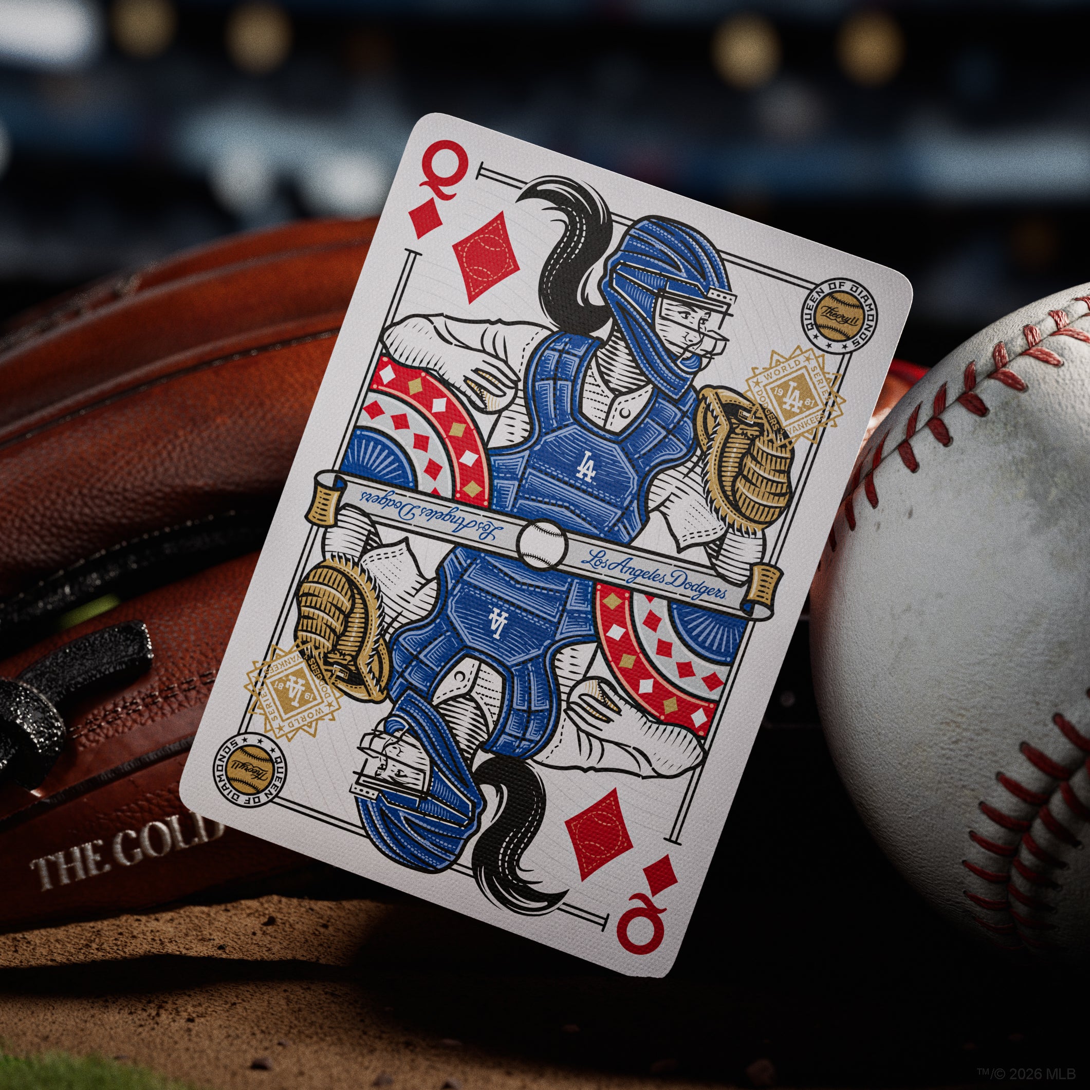 Los Angeles Dodgers Playing Cards | theory11