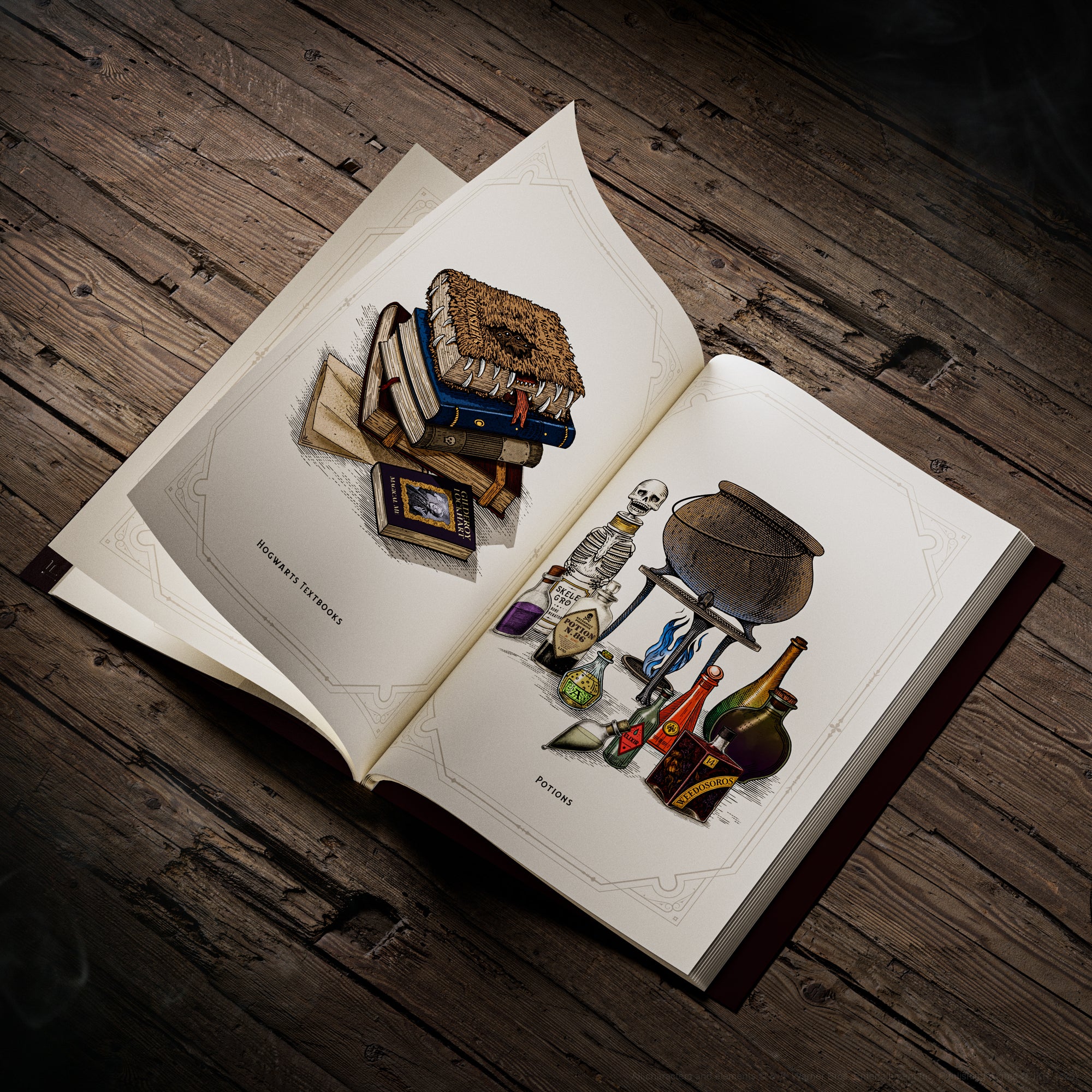 Harry Potter Self-Coloring Book