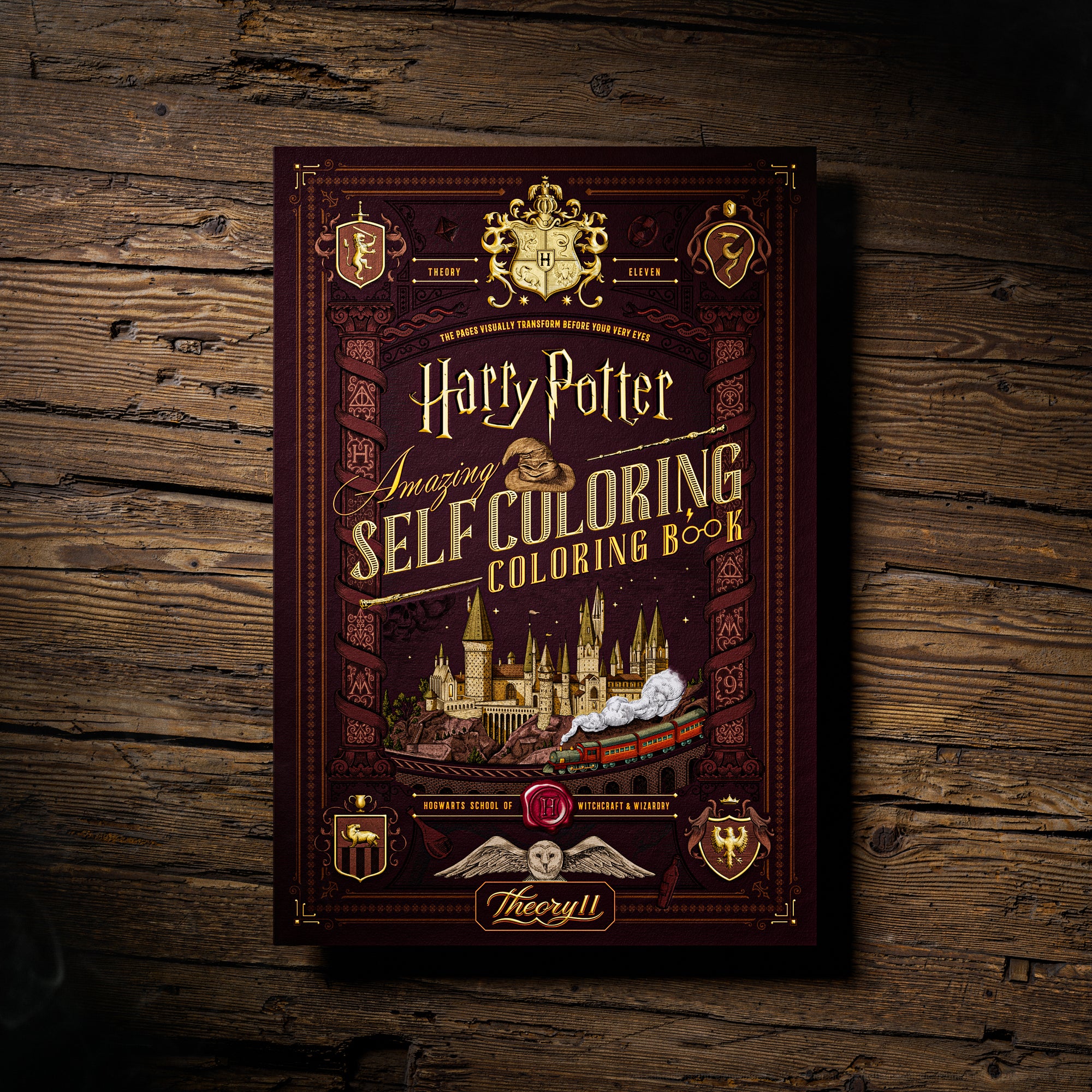 Harry Potter Self-Coloring Book