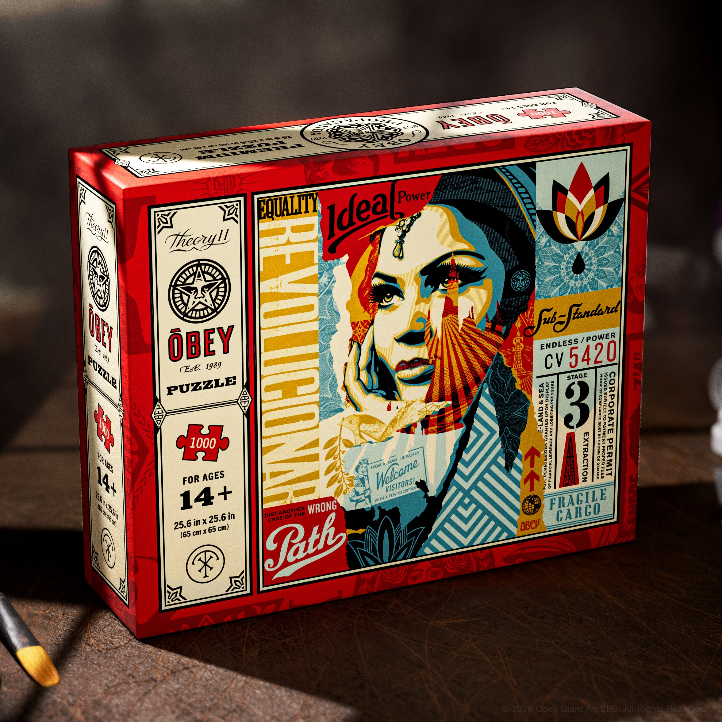 Please Obey The Law. 　5セット OBEY Jigsaw Puzzle | theory11