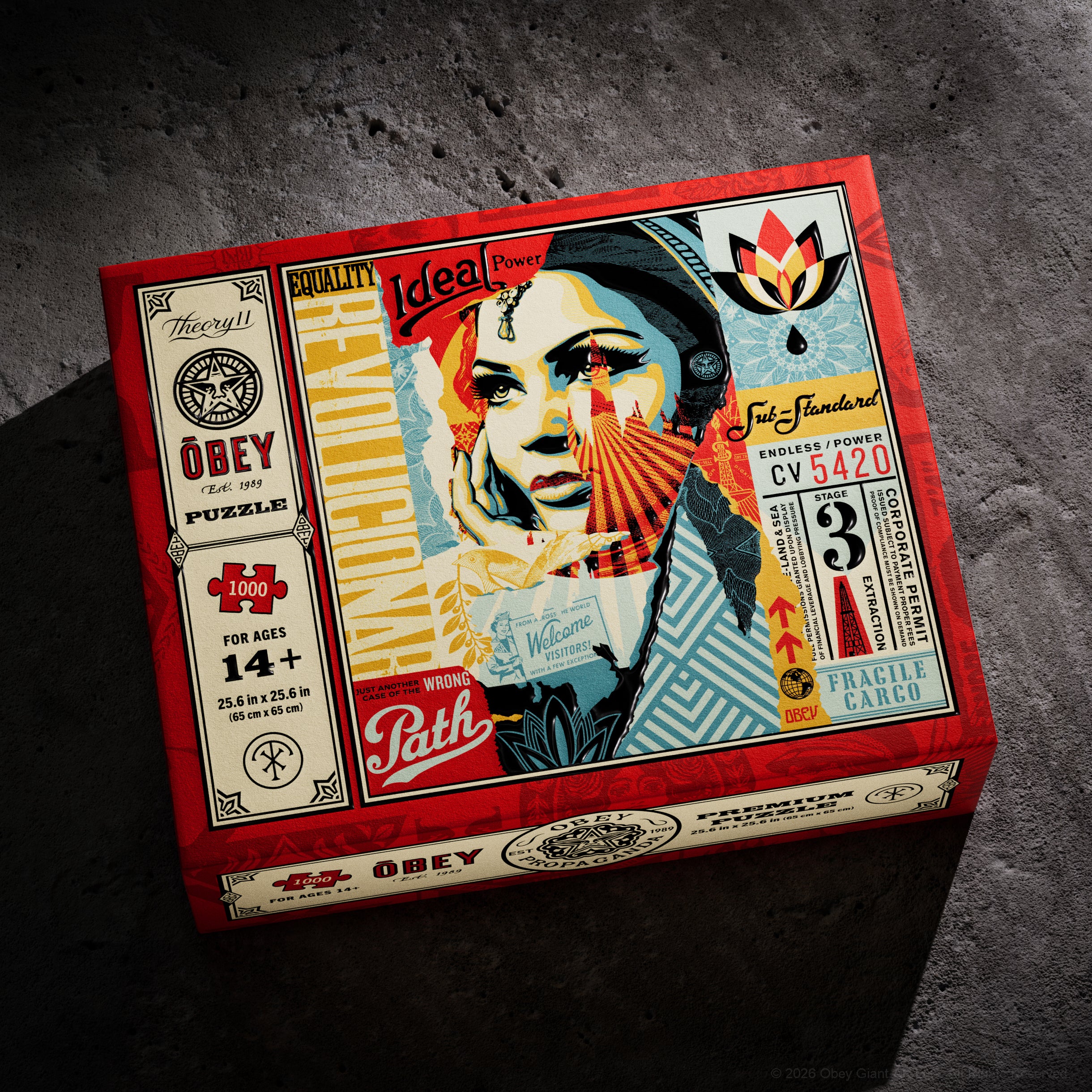 Please Obey The Law. 　5セット OBEY Jigsaw Puzzle | theory11