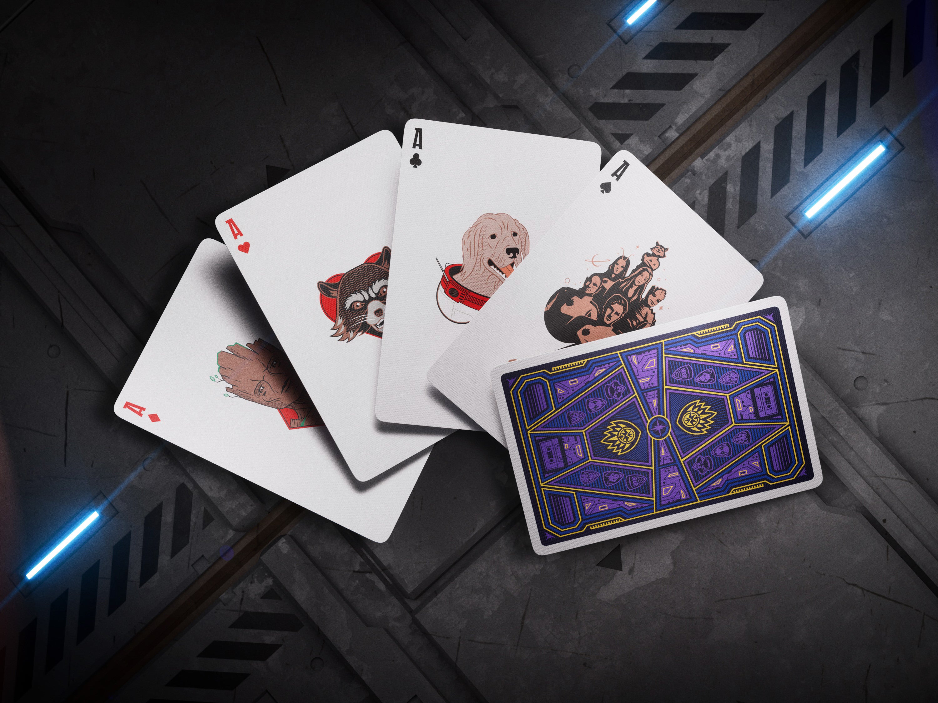 Guardians playing cards sale