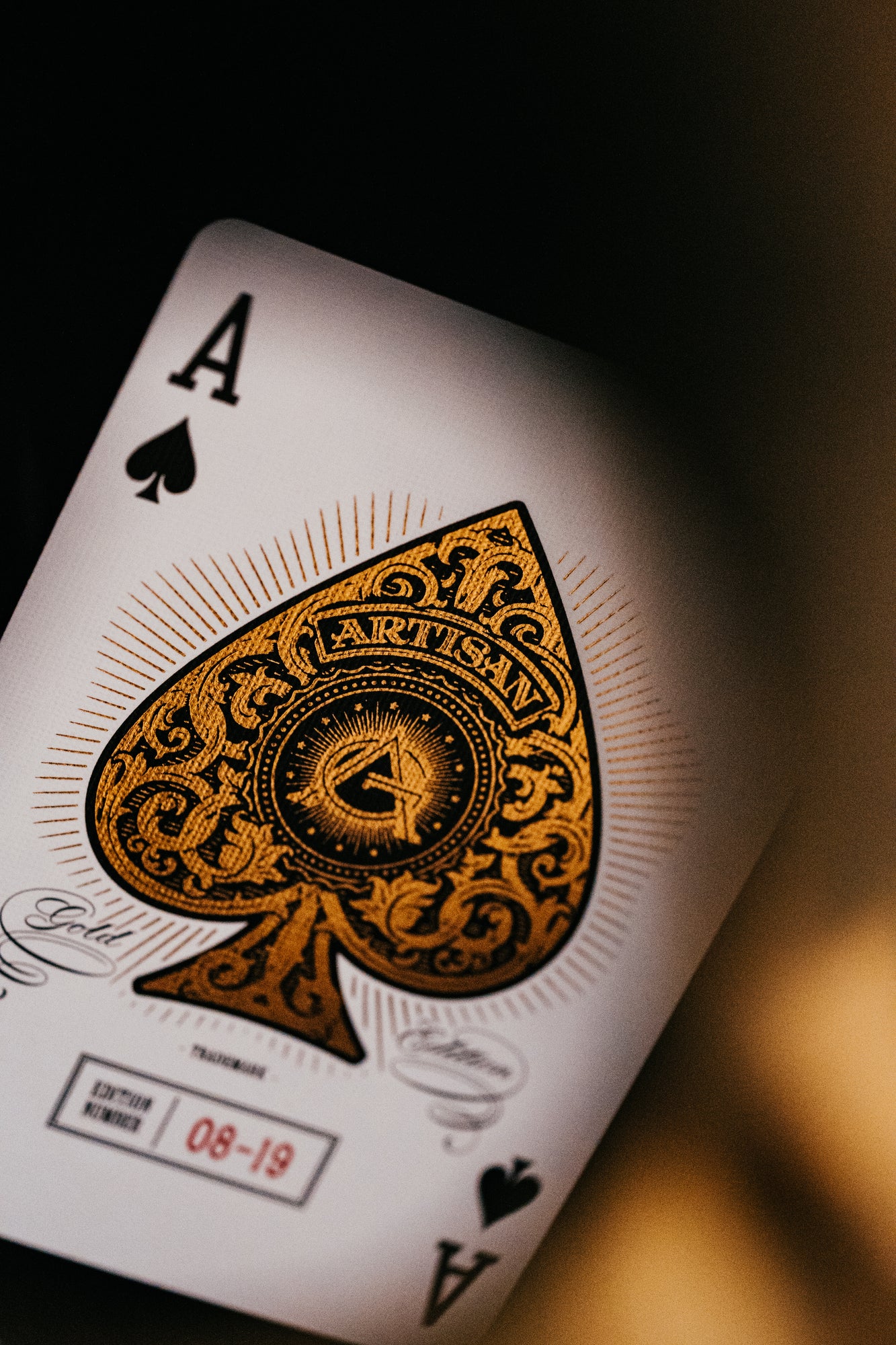 ace authentic limited edition playing cards Carta Mundi 1020 Jumbo Index Poker Assorted Colors Laser Engraved 2012 First Annual Deckies! |