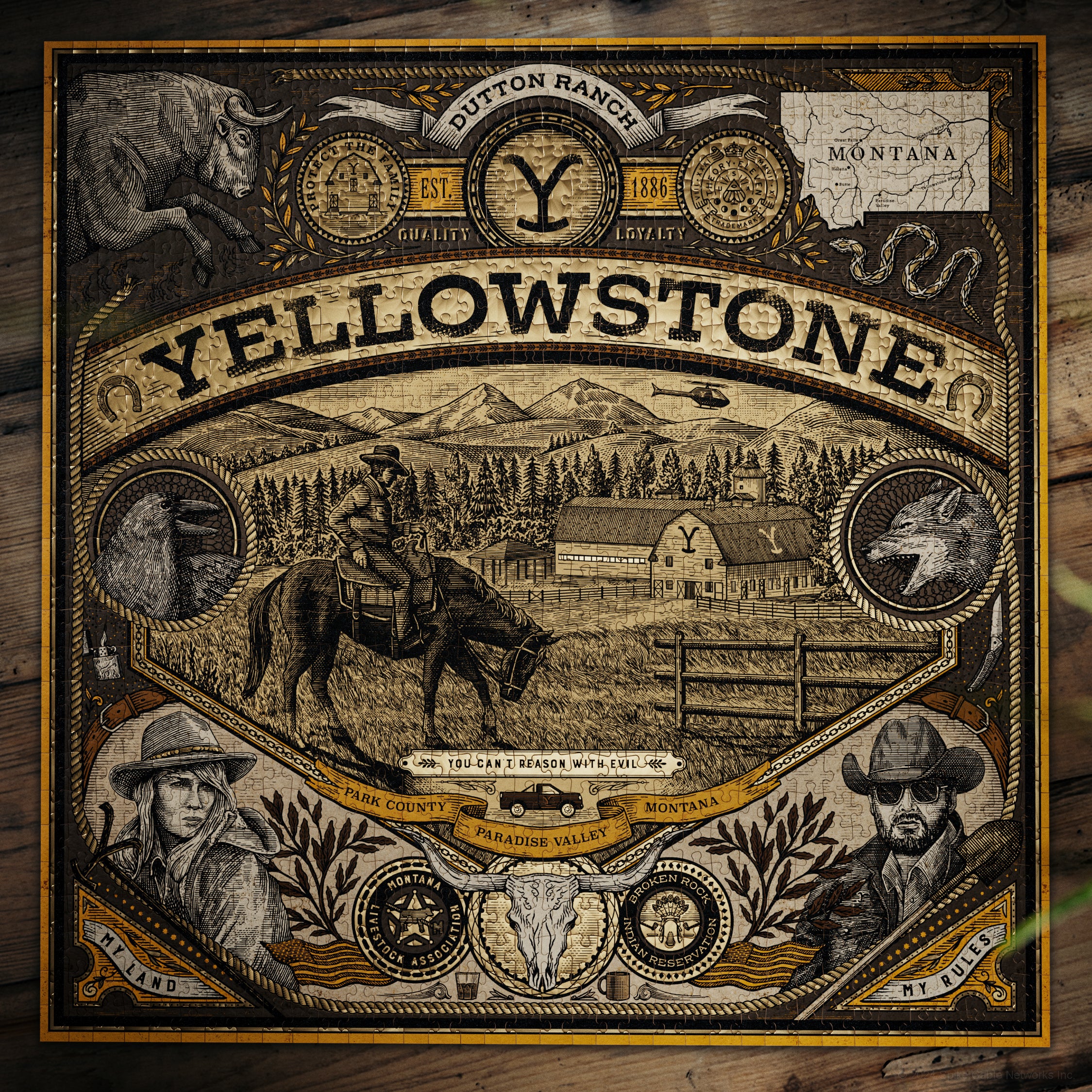 Yellowstone Jigsaw Puzzle | theory11
