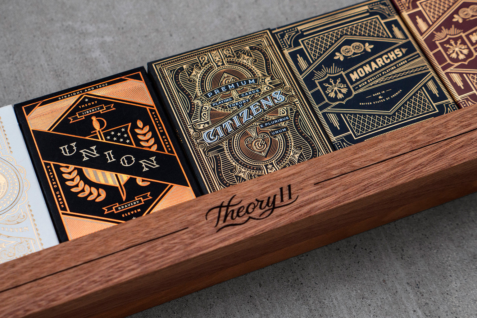 Deck Display Shelf for Playing Cards | theory11 Deck Display Shelf for Playing Cards | theory11
