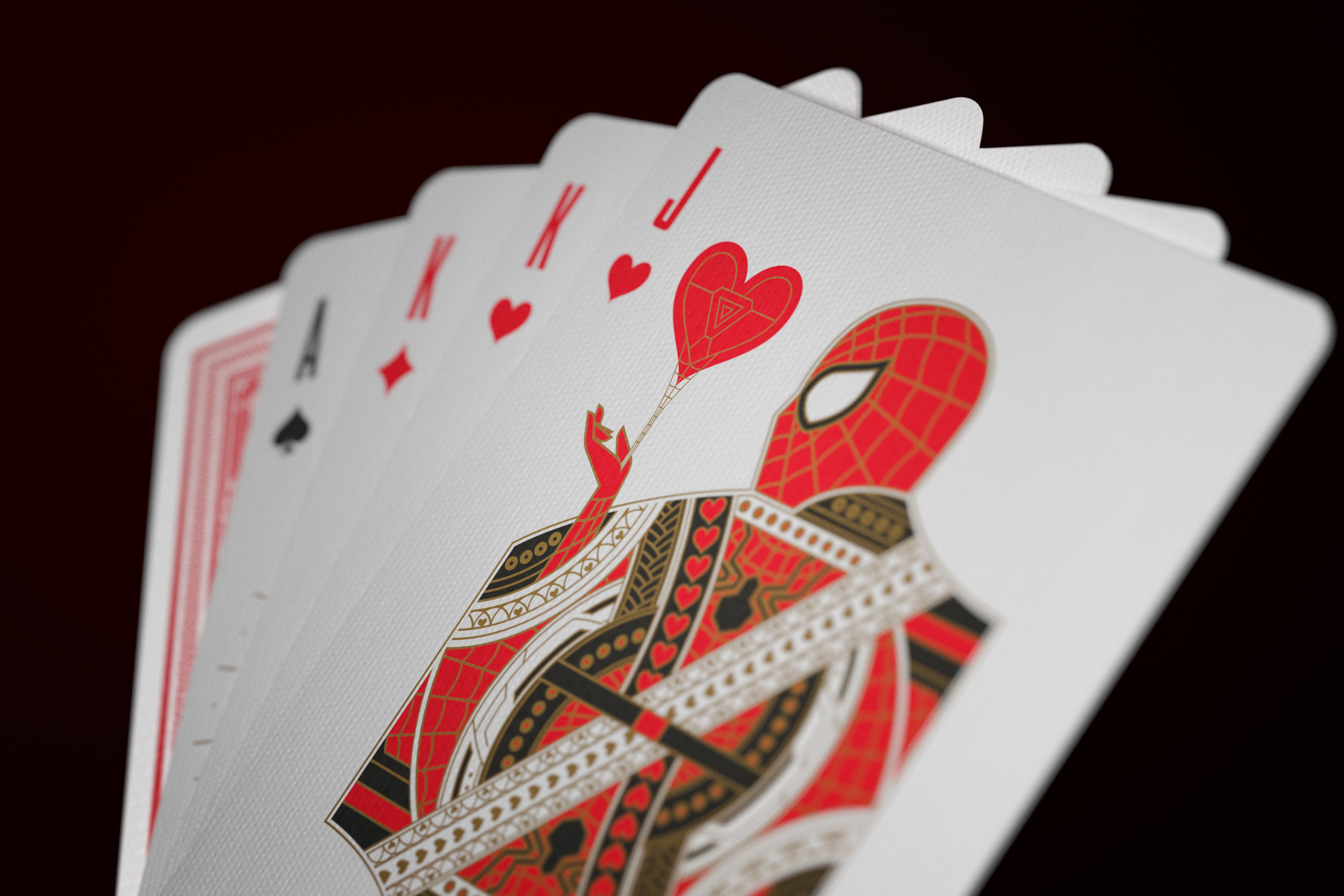 Avengers Red Edition Playing Cards | theory11