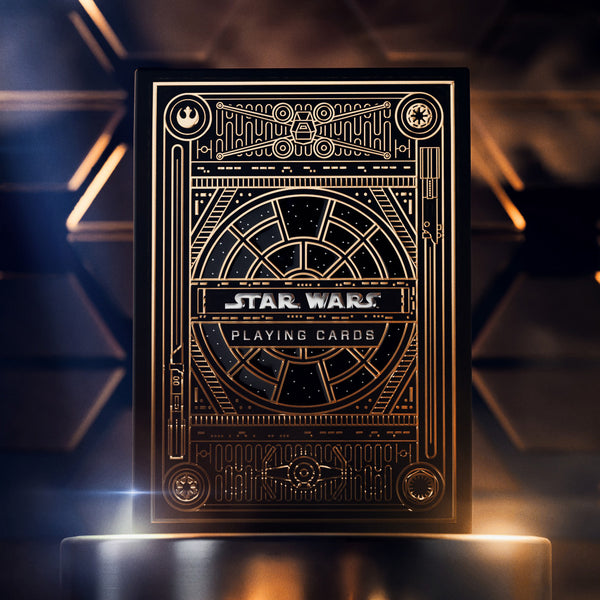 star wars holographic playing cards Gold Edition by theory11  Magic Dream Onboard the Light Side Star Wars Gold Edition Playing