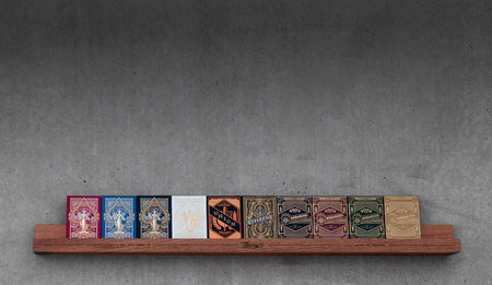playing card deck display case Deck Display Shelf for Playing Cards