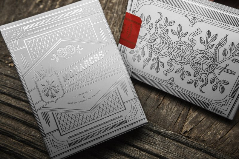 Silver Monarchs Playing Cards | theory11 Silver Monarchs Playing Cards | theory11