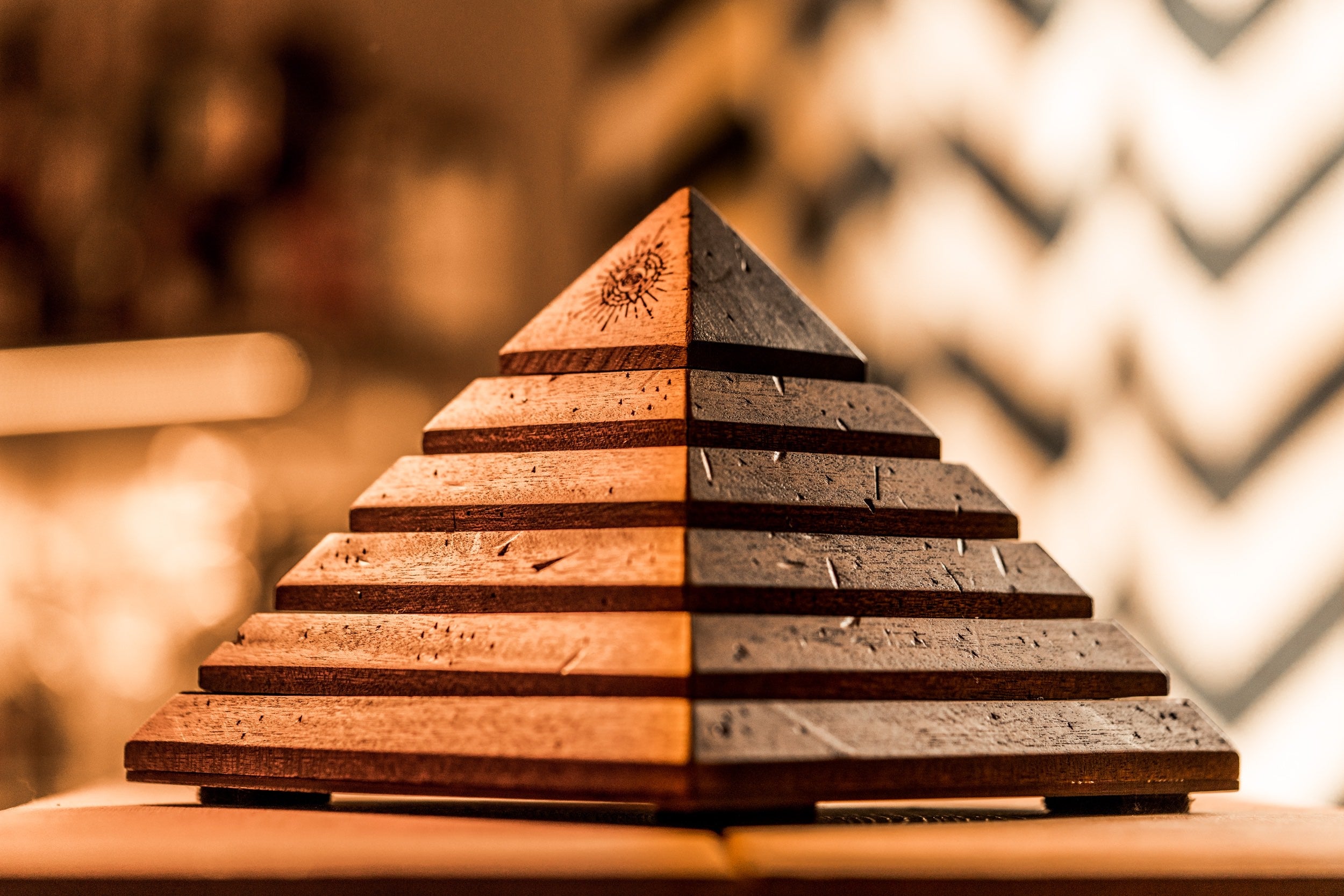 Pyramid Puzzle Box