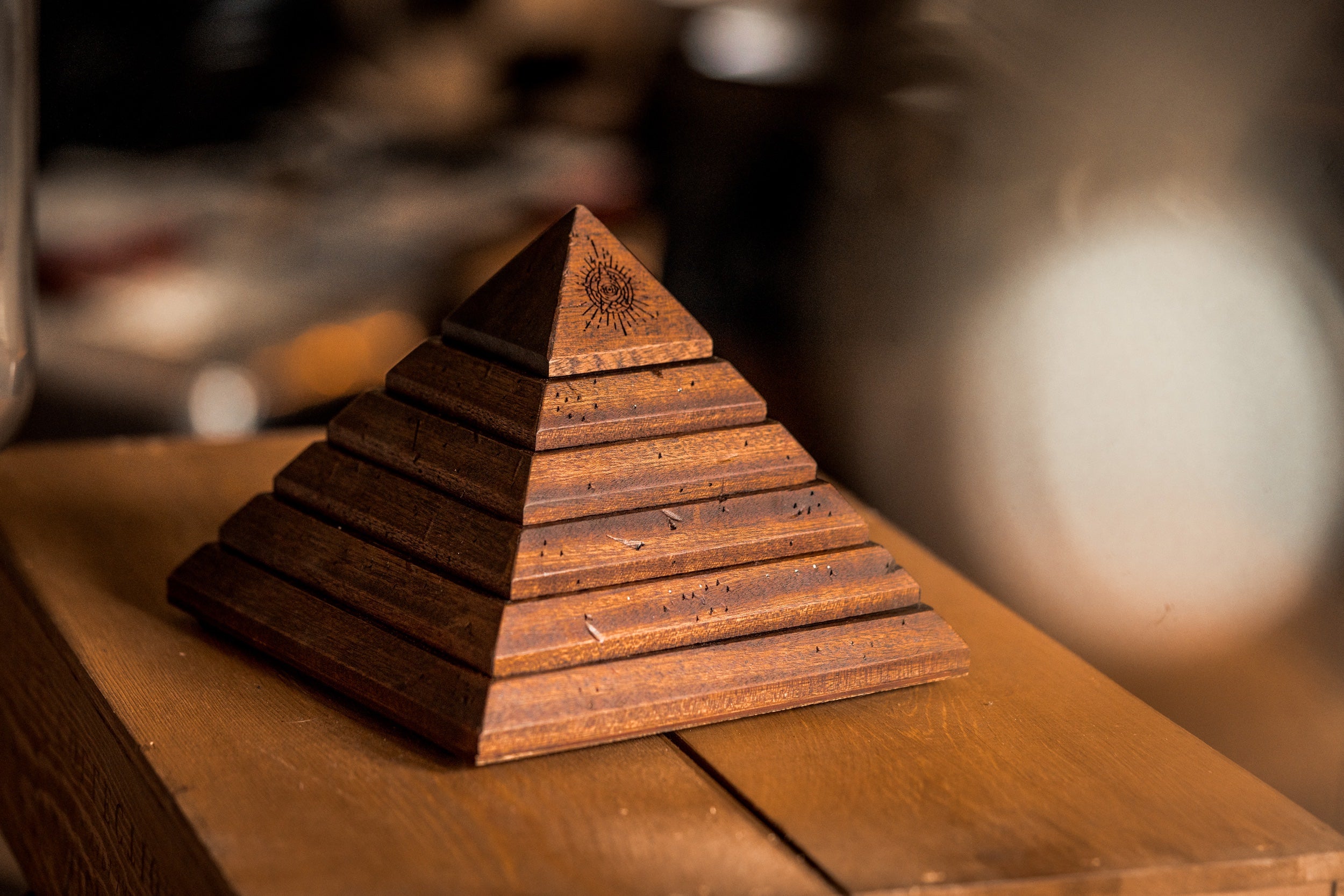 Pyramid Puzzle Box