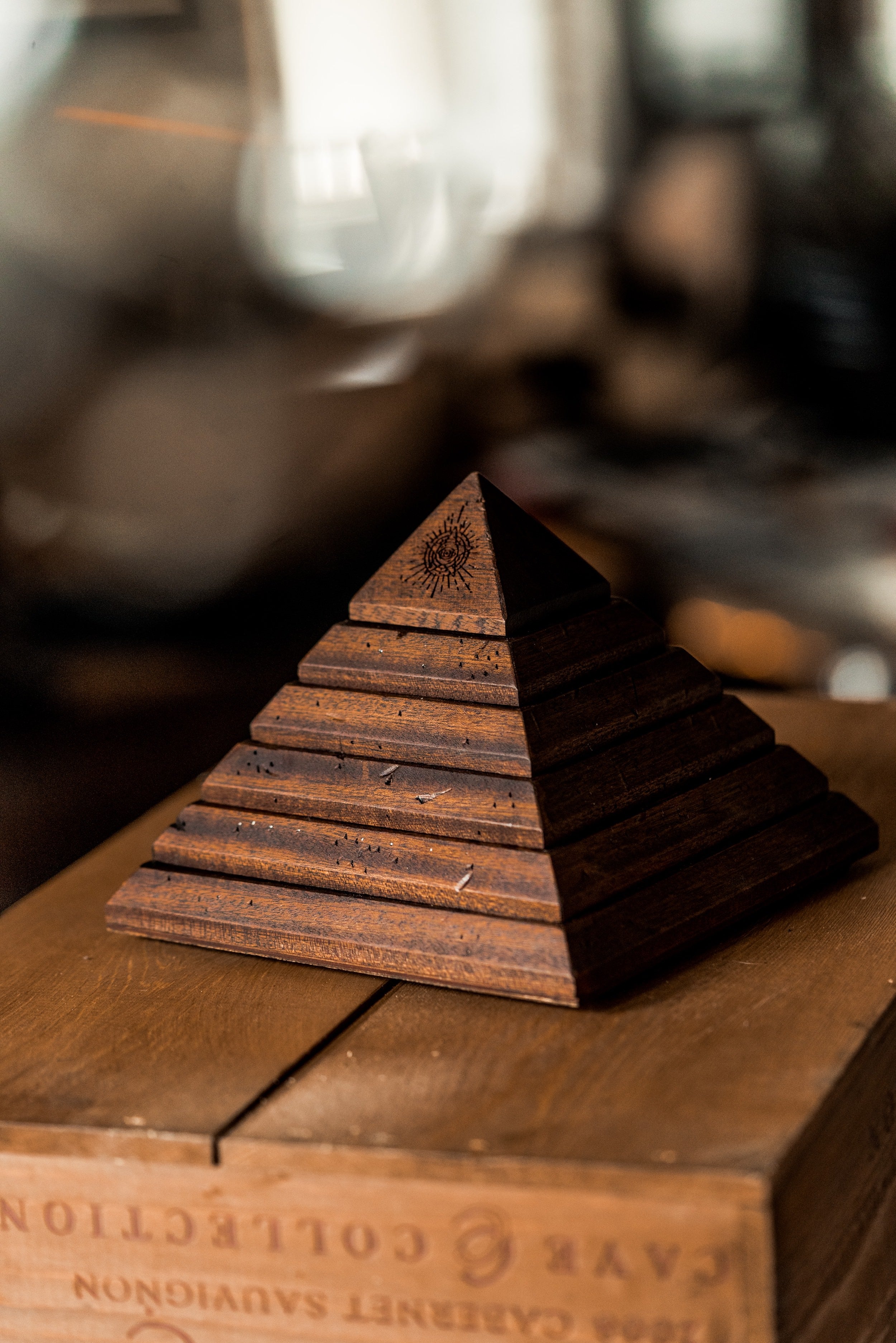 Pyramid Puzzle Box