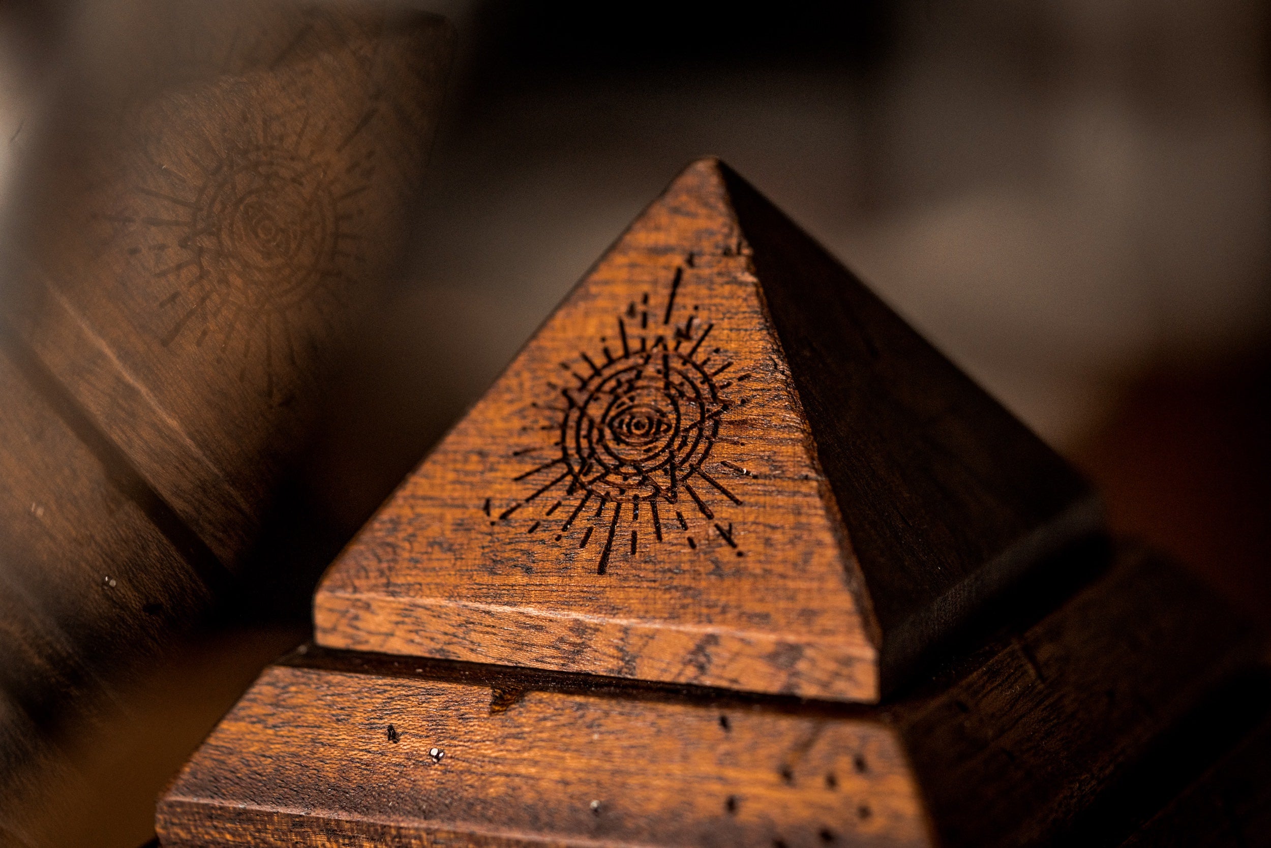 Pyramid Puzzle Box