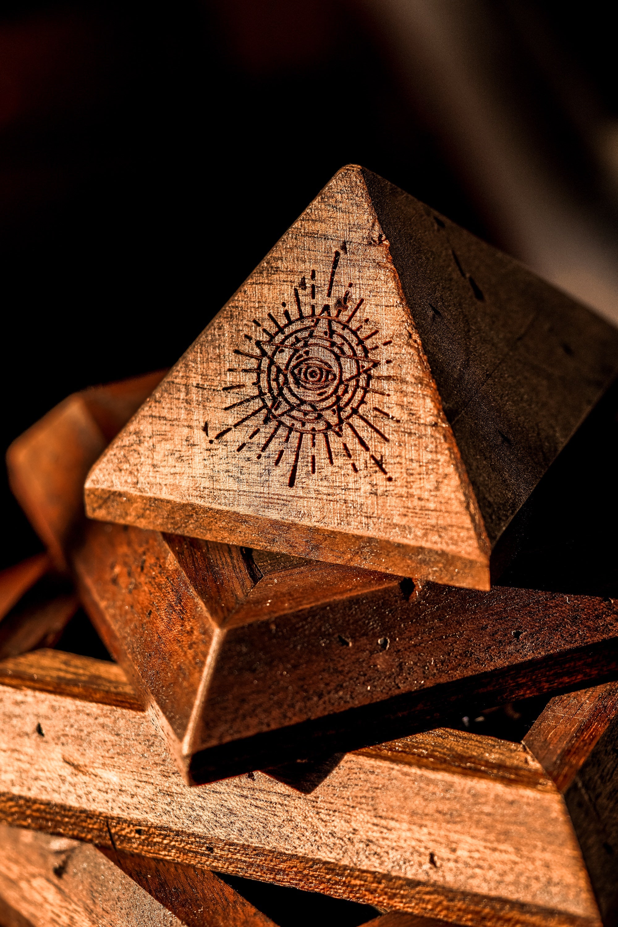 Pyramid Puzzle Box