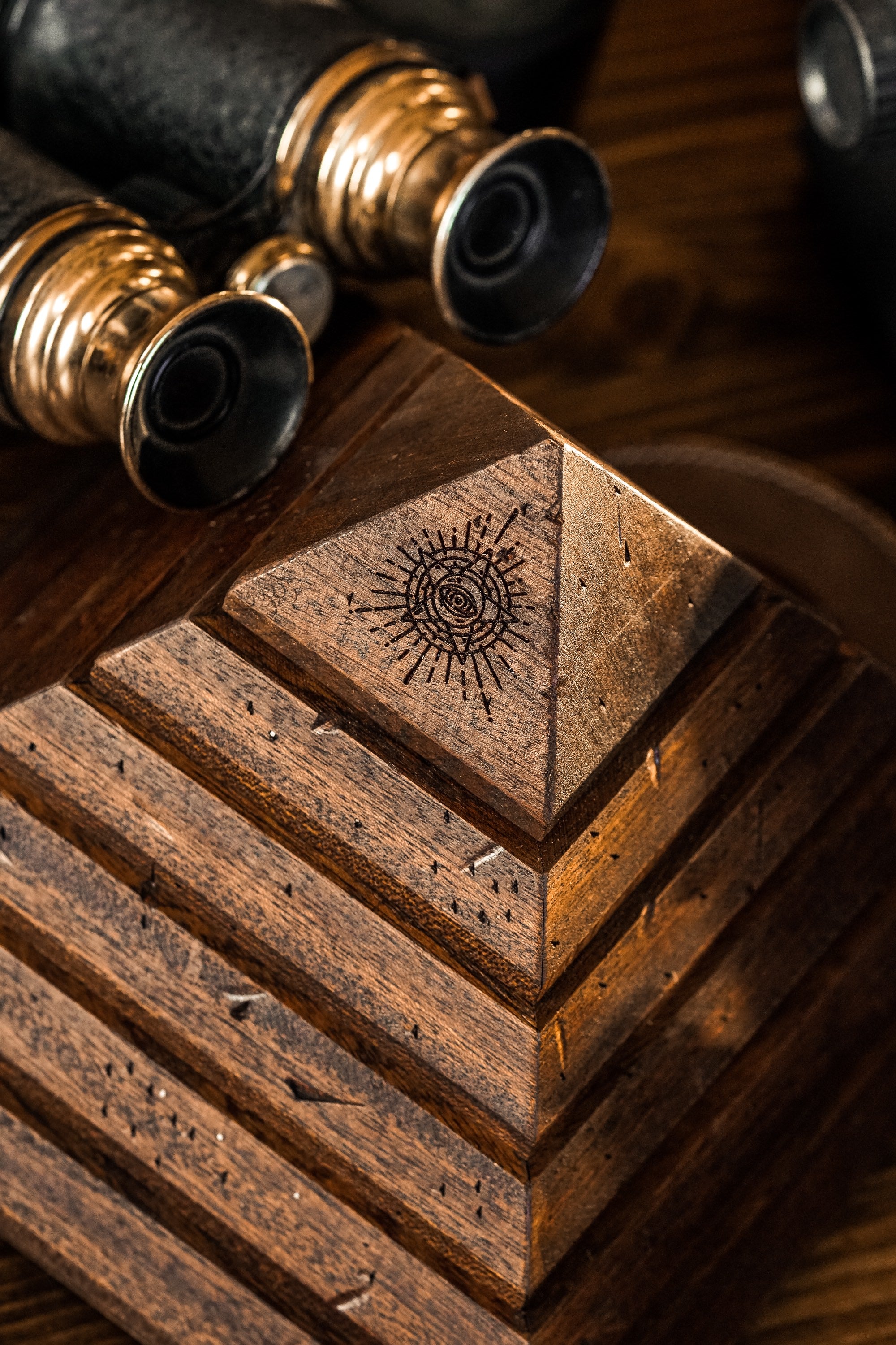 Pyramid Puzzle Box