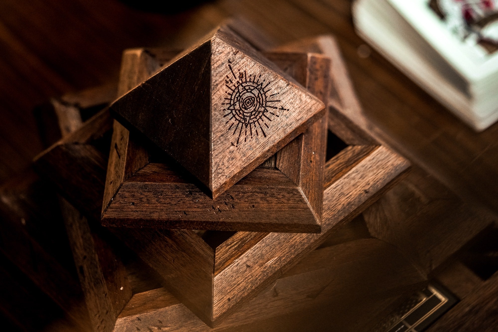 Pyramid Puzzle Box